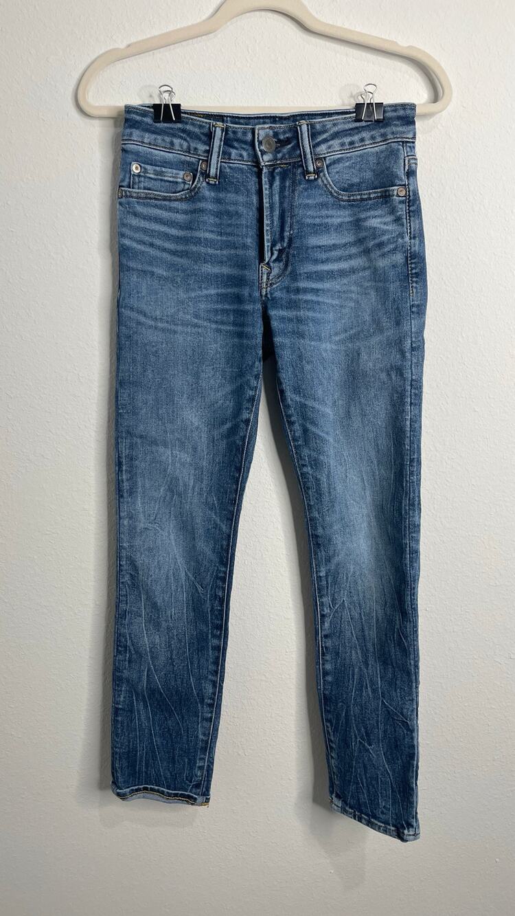 American Eagle Ne(x)t Level AirFlex Skinny Jeans 26x28 Medium Wash Stretch